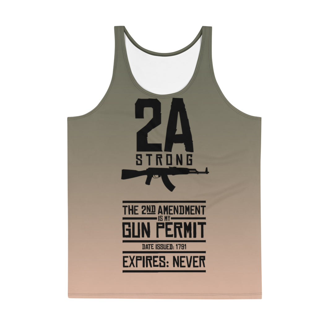 2ND AMENDMENT // DELUXE Unisex Tank Top // All Over Print