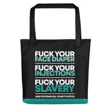 Load image into Gallery viewer, FUCK YOUR SLAVERY - Tote bag
