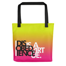 Load image into Gallery viewer, DISOBEDIENCE IS A VIRTUE - Tote bag
