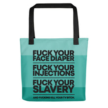 Load image into Gallery viewer, FUCK YOUR SLAVERY - Tote bag
