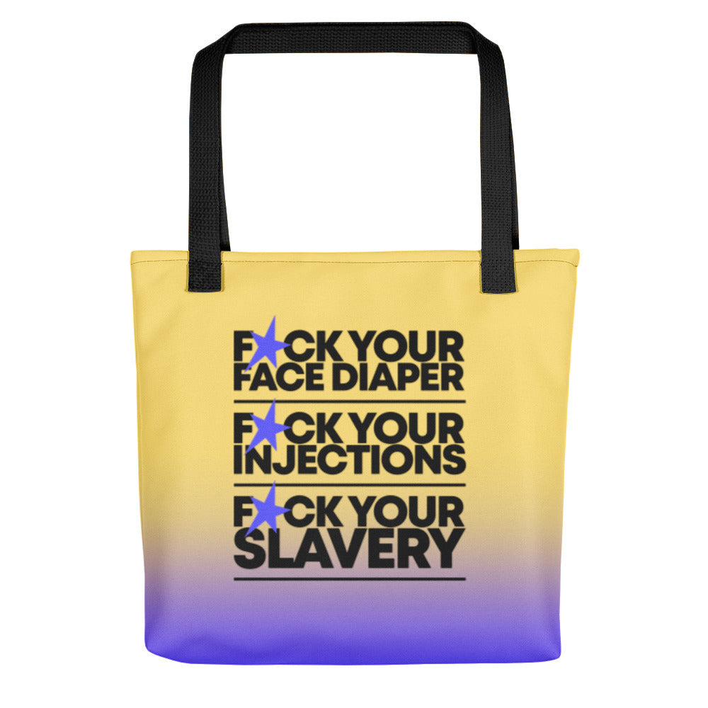 FUCK YOUR SLAVERY - FYS -- Tote bag