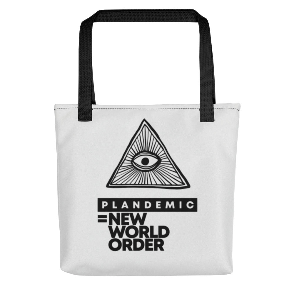 PLANDEMIC = NEW WORLD ORDER // Tote bag