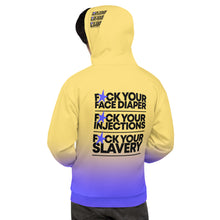 Load image into Gallery viewer, FUCK YOUR SLAVERY - FYS - DELUXE Unisex Hoodie
