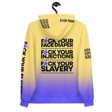 Load image into Gallery viewer, FUCK YOUR SLAVERY - FYS - DELUXE Unisex Hoodie
