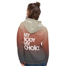 Load image into Gallery viewer, MY BODY MY CHOICE // DELUXE Unisex Hoodie // All over print
