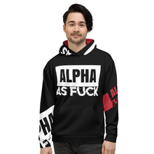 Load image into Gallery viewer, ALPHA AS FUCK - Deluxe Unisex Hoodie
