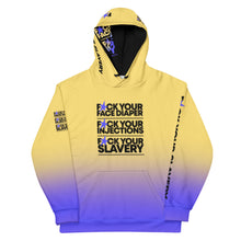 Load image into Gallery viewer, FUCK YOUR SLAVERY - FYS - DELUXE Unisex Hoodie
