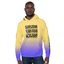 Load image into Gallery viewer, FUCK YOUR SLAVERY - FYS - DELUXE Unisex Hoodie
