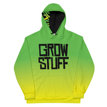 Load image into Gallery viewer, GROW STUFF - DELUXE Unisex Hoodie - All-over-print
