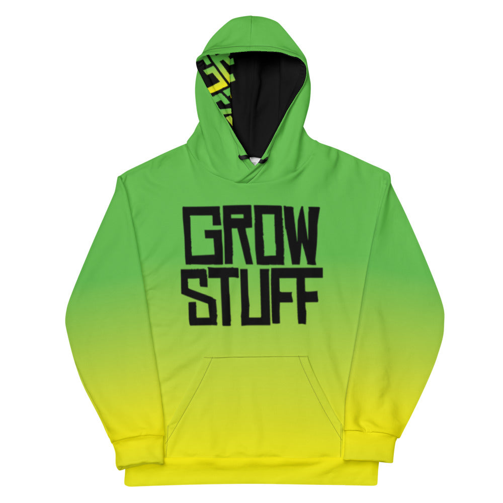 GROW STUFF - DELUXE Unisex Hoodie - All-over-print