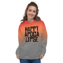 Load image into Gallery viewer, HAPPY APOCALYPSE // DELUXE Unisex Hoodie // All-Over-Print
