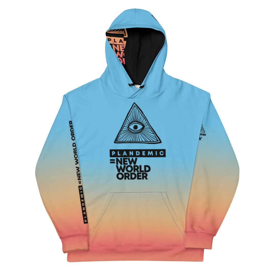 PLANDEMIC = NEW WORLD ORDER // DELUXE Unisex Hoodie