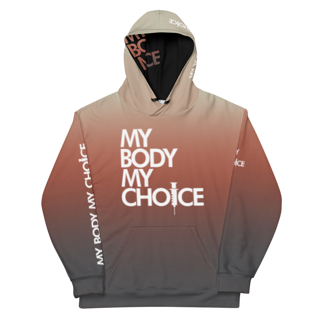 MY BODY MY CHOICE // DELUXE Unisex Hoodie // All over print