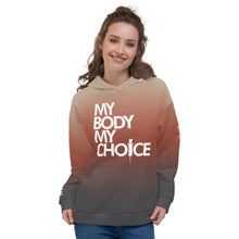 Load image into Gallery viewer, MY BODY MY CHOICE // DELUXE Unisex Hoodie // All over print
