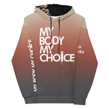 Load image into Gallery viewer, MY BODY MY CHOICE // DELUXE Unisex Hoodie // All over print
