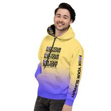 Load image into Gallery viewer, FUCK YOUR SLAVERY - FYS - DELUXE Unisex Hoodie
