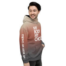 Load image into Gallery viewer, MY BODY MY CHOICE // DELUXE Unisex Hoodie // All over print
