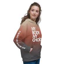 Load image into Gallery viewer, MY BODY MY CHOICE // DELUXE Unisex Hoodie // All over print
