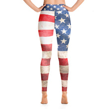 Load image into Gallery viewer, AMERICAN FLAG -- Yoga Leggings
