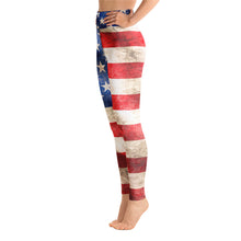 Load image into Gallery viewer, AMERICAN FLAG -- Yoga Leggings
