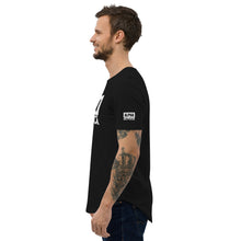 Load image into Gallery viewer, ALPHA AS FUCK -- Men&#39;s Curved Hem T-Shirt, black
