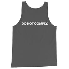 Load image into Gallery viewer, DO NOT COMPLY // Unisex Tank Top // All dark colors
