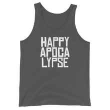 Load image into Gallery viewer, HAPPY APOCALYPSE // Unisex Tank Top // All dark colors
