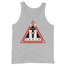 Load image into Gallery viewer, 911 TRUTH // Unisex Tank Top // White, Gray
