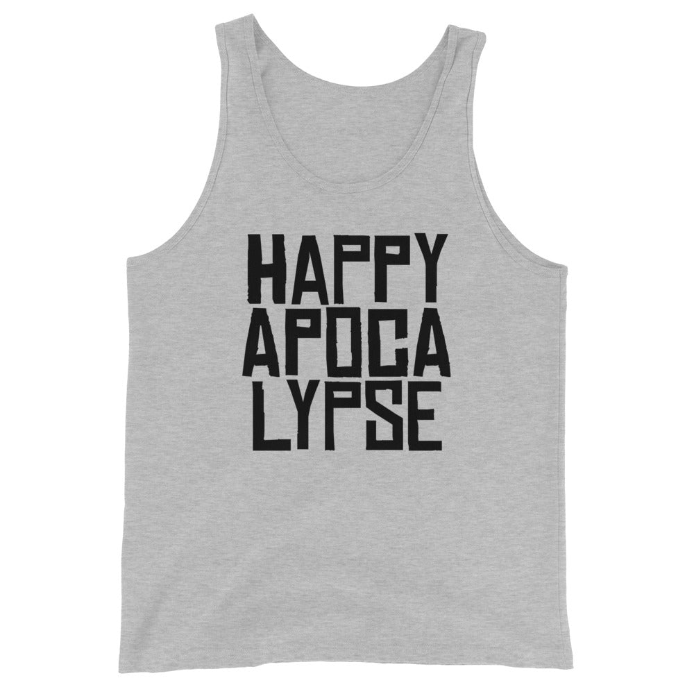 HAPPY APOCALYPSE // Unisex Tank Top // All light colors