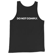 Load image into Gallery viewer, DO NOT COMPLY // Unisex Tank Top // All dark colors
