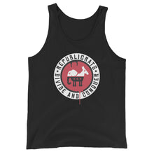 Load image into Gallery viewer, REPUBLICRATS // Unisex Tank Top // Black, Dark Gray
