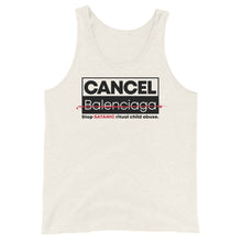 Load image into Gallery viewer, CANCEL BALENCIAGA // Unisex Tank Top // all light colors
