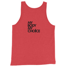 Load image into Gallery viewer, MY BODY MY CHOICE // Unisex Tank Top // All light colors
