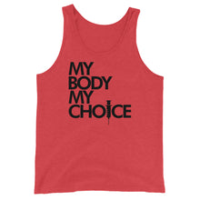 Load image into Gallery viewer, MY BODY MY CHOICE // Unisex Tank Top // All light colors
