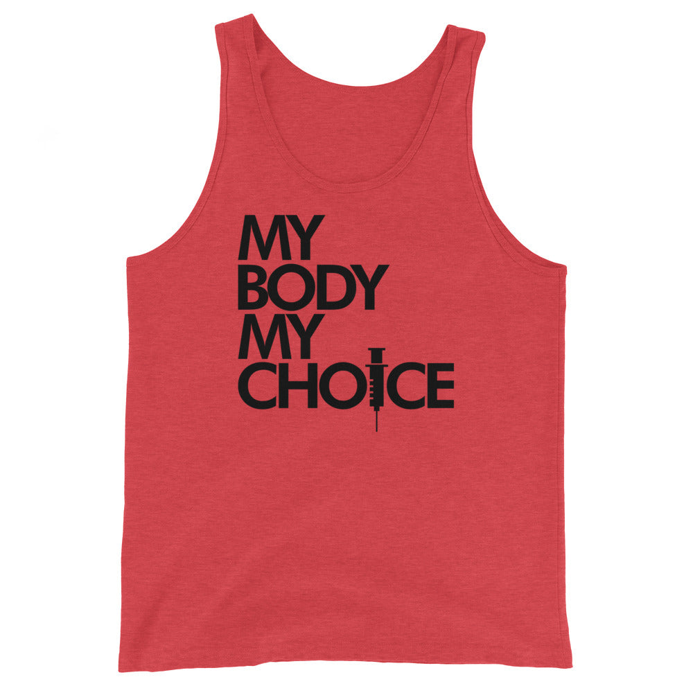 MY BODY MY CHOICE // Unisex Tank Top // All light colors