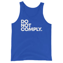 Load image into Gallery viewer, DO NOT COMPLY // Unisex Tank Top // All dark colors
