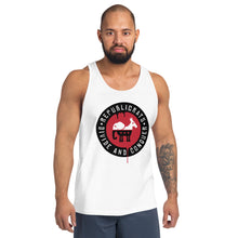 Load image into Gallery viewer, REPUBLICRATS // Unisex Tank Top // White, Light Gray
