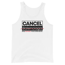 Load image into Gallery viewer, CANCEL BALENCIAGA // Unisex Tank Top // all light colors
