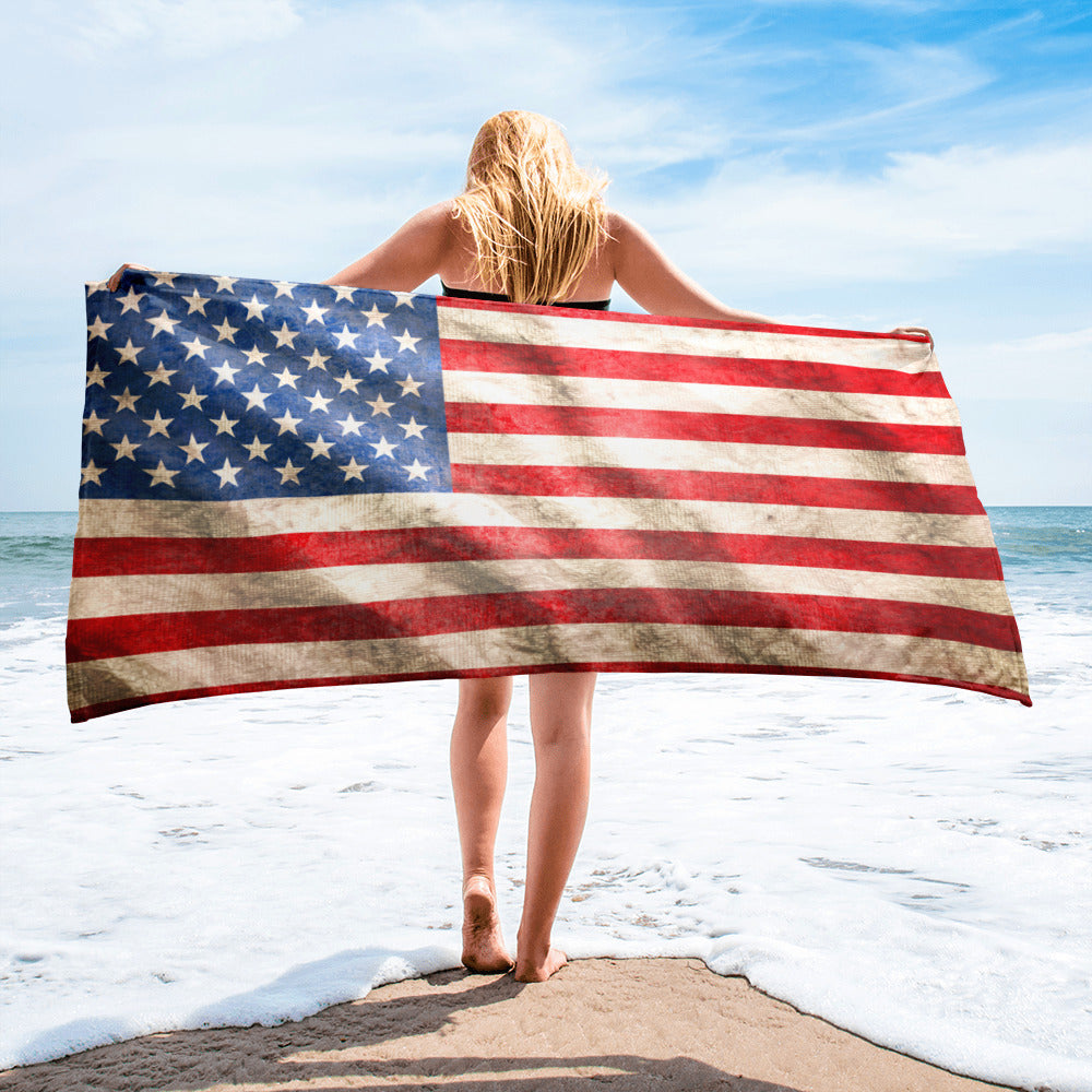 AMERICAN FLAG -- Towel