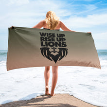 Load image into Gallery viewer, WISE UP RISE UP LIONS // Towel
