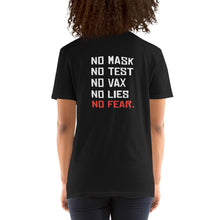 Load image into Gallery viewer, NO FEAR - Unisex T-Shirt (Black)
