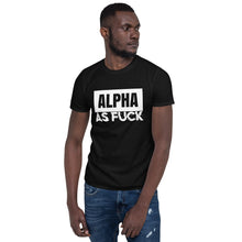 Load image into Gallery viewer, ALPHA AS FUCK - Unisex Tank, black
