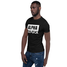 Load image into Gallery viewer, ALPHA AS FUCK - Unisex Tank, black
