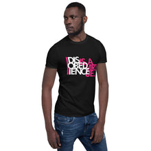 Load image into Gallery viewer, DISOBEDIENCE IS A VIRTUE - Unisex T-Shirt - Black or Dark Grey
