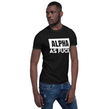 Load image into Gallery viewer, ALPHA AS FUCK - Unisex Tank, black
