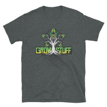 Load image into Gallery viewer, GROW STUFF // Unisex Tshirt // Grey &amp; White
