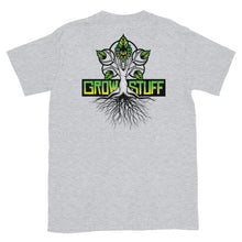 Load image into Gallery viewer, GROW STUFF // Unisex Tshirt // Grey &amp; White
