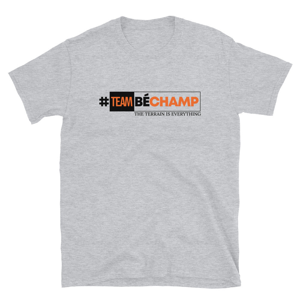 TEAM BECHAMP -- Unisex T-Shirt (white, grey)