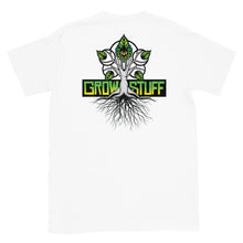 Load image into Gallery viewer, GROW STUFF // Unisex Tshirt // Grey &amp; White
