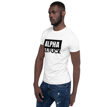 Load image into Gallery viewer, ALPHA AS FUCK - Unisex Tank, white
